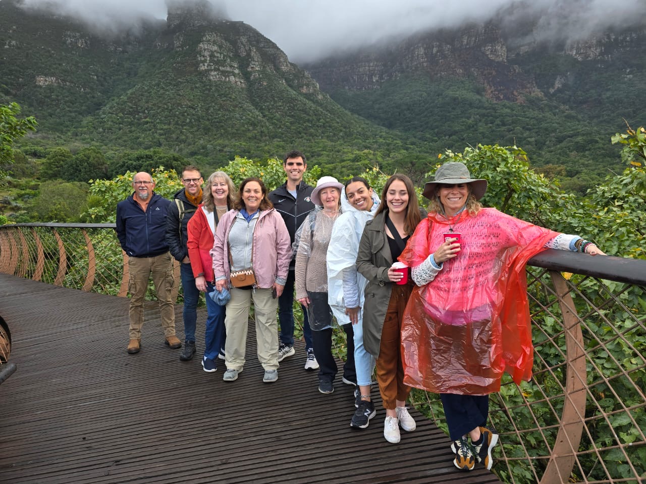 Holy Family University contingent in South Africa, 2024
