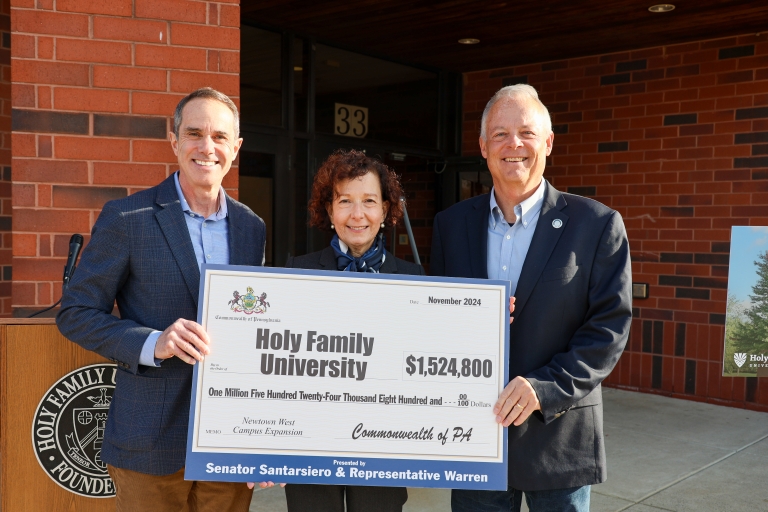 Exterior of HFU's Newtown East building