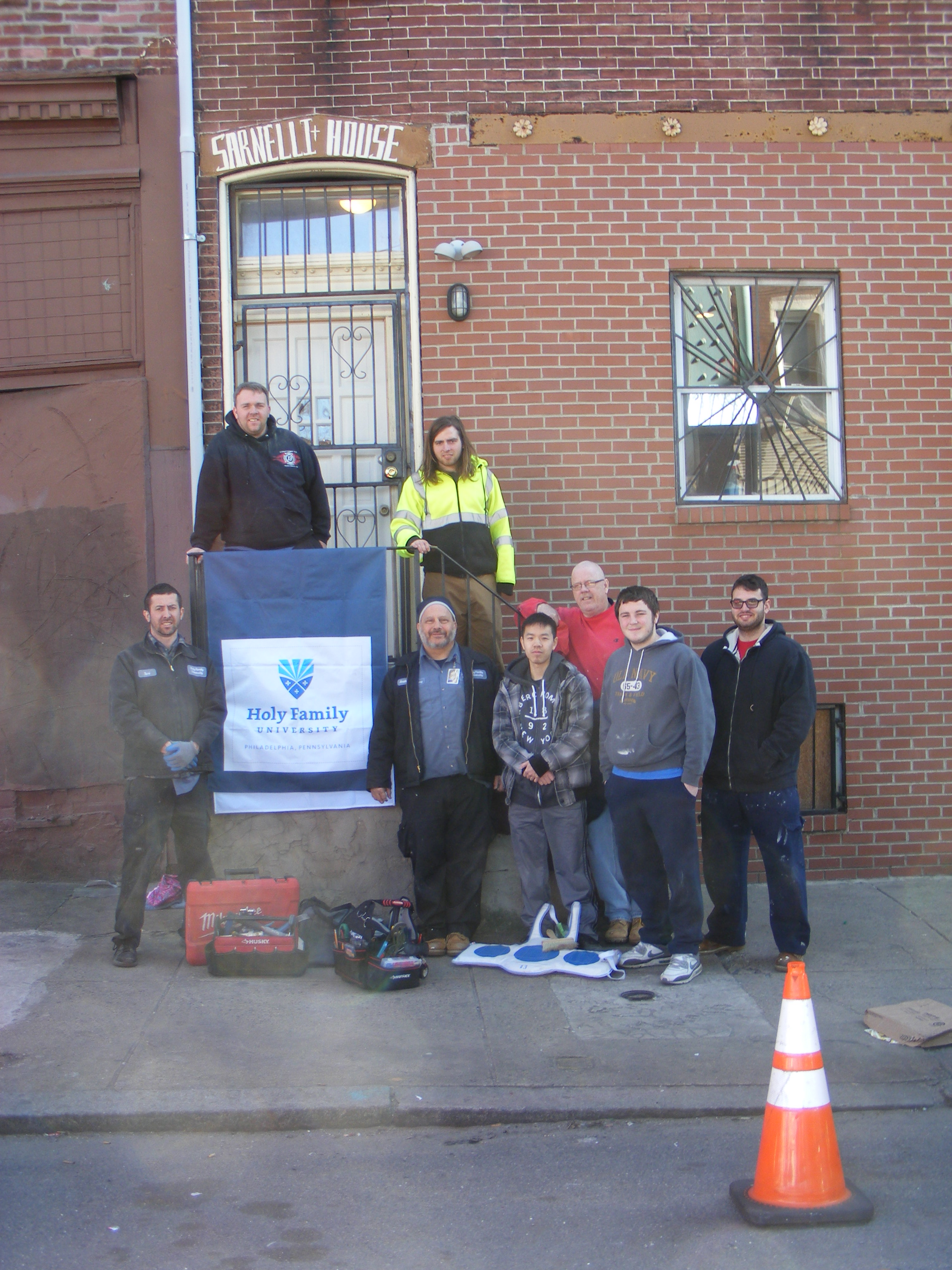 Holy Family students and staff volunteer in the community