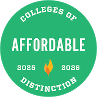 Graphic for "Colleges of Distinction - Affordable - 2025-2026"